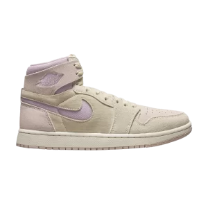 Wmns Air Jordan 1 High Zoom Comfort 2 'Muslin Plum Chalk' Mousseline/Particules Beige/Voile/Craie Prune DV1305 100