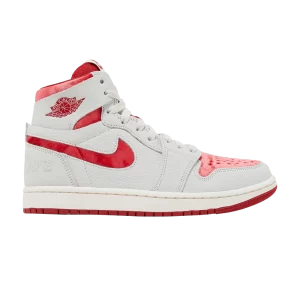 Wmns Air Jordan 1 High Zoom Comfort 2 'Valentine's Day' Baskets Blanc Sommet/Ghost/Rouge DV1304 106