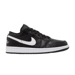 Femme Air Jordan 1 Low 'Black White' Noir/Blanc/Noir DV0990 001