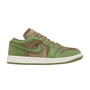 Femme Air Jordan 1 Low SE 'Olive Brown Kelp' Marron Kelp/Sky J Olive clair/Voile FB9893 300