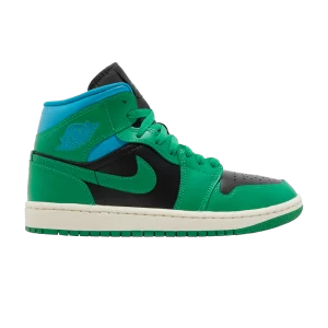 Femme Air Jordan 1 Mid 'Lucky Green Aquatone 'Lucky Vert/Noir/Aquatone BQ6472 033