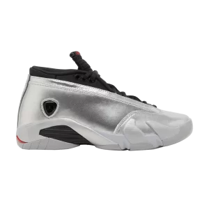 Femme Air Jordan 14 Retro Low 'Metallic Silver 'Argent métallique/Rouge feu/Gris loup/Noir DH4121 060