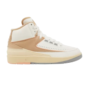 Wmns Air Jordan 2 Retro 'Sunset Haze' Baskets Voile/Désert/Sunset Haze/Gris acier clair DX4400 118
