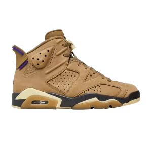 Femme Air Jordan 6 Retro GORE-TEX 'Brown Kelp' Brun Kelp/Golden Team/Shadow Brown/Court Purple FD1643 300