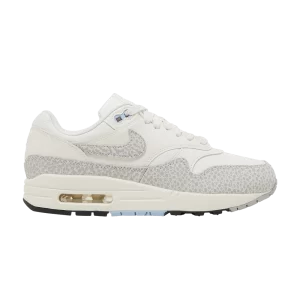 Nike Wmns Air Max 1 'Safari – Summit White 'Blanc sommet/Ghost/Voile/Photon Dust FB5059 100
