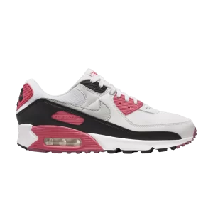 Nike Wmns Air Max 90 'Aster Pink' Baskets Blanc/Argent clair/Rose Aster/Noir DH8010 105