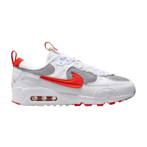 Nike Wmns Air Max 90 Futura 'White Picante Red' Blanc/Blanc/Blanc/Rouge épicé FD9865 100