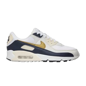 Nike Wmns Air Max 90 'Olympic' Baskets Blanc/Marine/Lait de coco HF3444 100