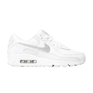 Nike Wmns Air Max 90 SE 'Silver Glitter Swoosh' Blanc/Photon Dust/Argent Métallique FJ4579 100