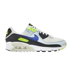 Nike Wmns Air Max 90 'White Blue Tint Volt' Blanc Sommet/Volt/Teinte Bleue/Couleur Bleu DH8010 102