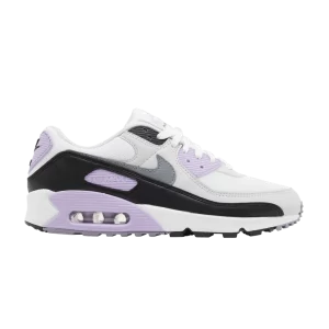 Nike Wmns Air Max 90 'Lilac' Baskets Blanc/Lilas/Photon Dust/Cool Gris DH8010 103