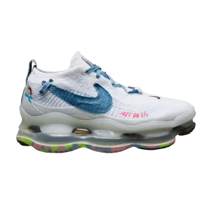 Nike Wmns Air Max Scorpion Flyknit 'Just Do It' Blanc/Bleu Whisper FJ7736 141