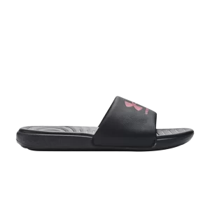 Under Armour Wmns Ansa Fixed Slide 'Black Pink Elixir' Baskets Noir/Rose Elixir 3023772 007