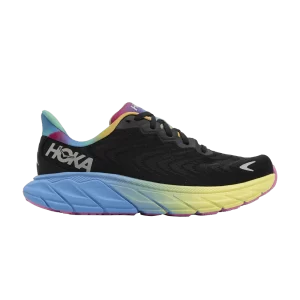 HOKA Wmns Arahi 6 'Black Rainbow' Baskets Noir/Argent 1123195 BKSV