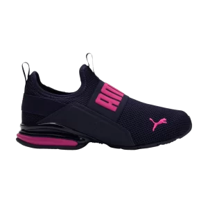 Baskets Puma Wmns Axelion Slip-On 'Navy Orchid Shadow 'Navy/Orchid Shadow 378341 06