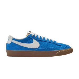 Nike Wmns Blazer Low '77 Vintage 'Photo Blue Gum' Photo Bleu/Bubblegum marron moyen/Noir/Voile FQ8060 400