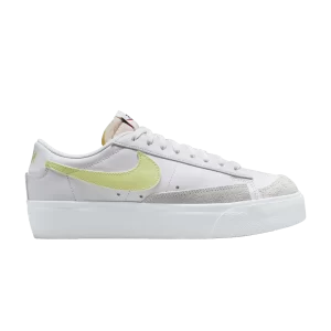 Nike Wmns Blazer Low Platform 'White Life Lime' Blanc/Team Orange/Noir/Lime DJ0292 115