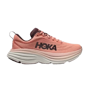 HOKA Wmns Bondi 8 'Earthenware' Baskets Poterie/Argile Rose 1127952 EPCL