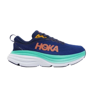 HOKA Wmns Bondi 8 'Outer Space' Baskets Espace extérieur/Bellwether Bleu 1127952 OSBB