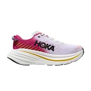 HOKA Wmns Bondi X 'Pink Yarrow' Baskets Blanc de Blancs/Pink Yarrow 1113513 BDBPY