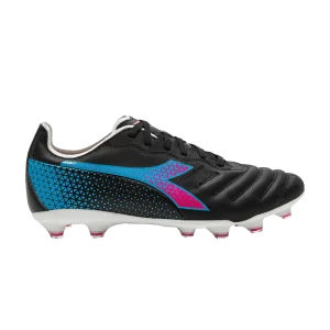 Baskets Diadora Wmns Brasil Elite GR LT LP12 'Noir Cyan Bleu Fluorescent 'Noir/Cyan Bleu Fluorescent/Rose Fluorescent 101 179664 D0730