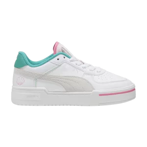 Puma Wmns CA Pro 'Retro Resort' Baskets Blanc/Vert Étincelant/Rose Rapide 395883 01