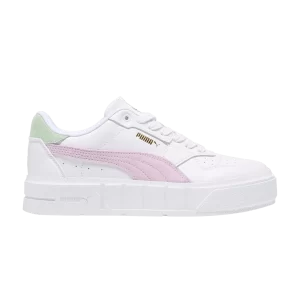 Baskets Puma Wmns Cali Court 'New Bloom 'Blanc/Grape Mist/Pure Green 398691 01