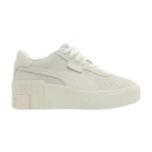 Baskets Puma Wmns Cali Wedge Tonal 'Pristine Marshmallow' Primordial/Zephyr 385248 01