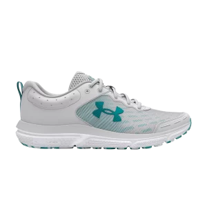 Under Armour Wmns Charged Assert 10 'Halo Grey Circuit Teal' Halo Gris/Til Outline 3026179 107