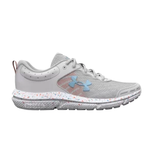 Under Armour Wmns Charged Assert 10 Baskets 'Paint Splatter' Halo Gris/Blizzard 3027092 100