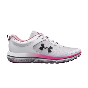 Baskets Under Armour Wmns Charged Assert 10 'White Rebel Pink' Blanc/Rebel Pink/Noir 3026179 102