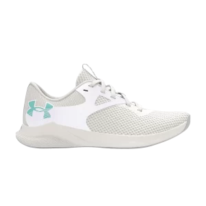 Baskets Under Armour Wmns Charged Aurora 2 'White Radial Turquoise' Blanc/Blanc Argile/Radial Turquoise 3025060 103