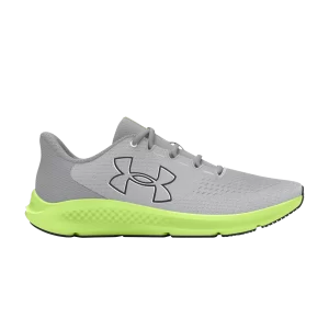 Under Armour Wmns Charged Pursuit 3 'Big Logo - Halo Grey Lime 'Sneakers Halo Gris/Mod Gris/Anthracite 3026523 108