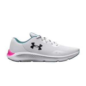 Under Armour Wmns Charged Pursuit 3 Tech 'Blanc Rose Aqua' Baskets Blanc/Noir 3025430 102
