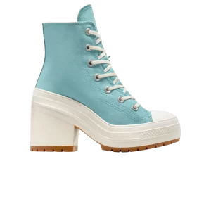 Converse Wmns Chuck 70 De Luxe Heel High 'Infinity Pool' Baskets Piscine à débordement/Aigrette/Noir A08279C