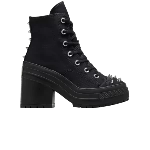 Baskets Converse Wmns Chuck 70 De Luxe Heel Platform High 'Studded – Noir 'Noir/Noir/Noir A08103C