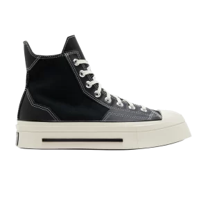 Baskets Converse Wmns Chuck 70 De Luxe Squared High 'Black Egret 'Noir/Noir/Egret A06435C