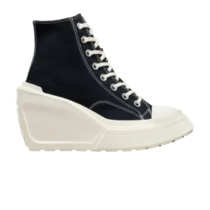 Baskets Converse Wmns Chuck 70 De Luxe Wedge 'Black Egret 'Noir/Noir/Egret A06478C