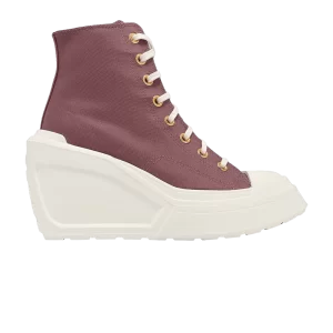 Converse Wmns Chuck 70 De Luxe Wedge Platform High 'Saddle' Baskets Selle/Track Tan/Aigrette A07202C