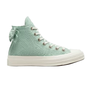 Converse Wmns Chuck 70 High 'Bow – Sticky Aloe Green 'Baskets Sticky Aloe Vert/Aigrette/Or clair A10245C