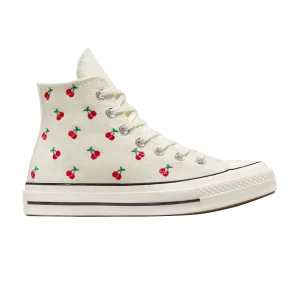 Converse Wmns Chuck 70 High 'Cherries' Baskets Aigrette/Rouge/Vert A08863C