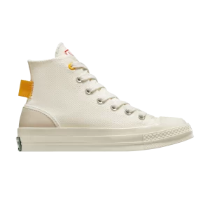 Converse Wmns Chuck 70 High 'Egret Yellow' Baskets Aigrette/Rouge/Jaune A07117C