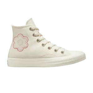 Converse Wmns Chuck Taylor All Star High 'Crafted Patchwork' Baskets Egret/Rose lever de soleil/Noir A05195C