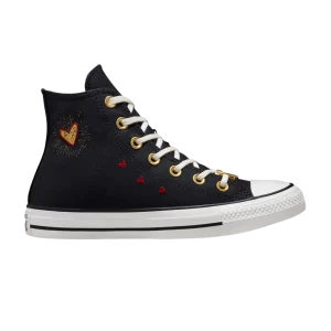 Converse Wmns Chuck Taylor All Star High 'Valentine's Day 2023 – Noir 'Baskets Noir/Blanc/Brique pour Back Alley A03932C