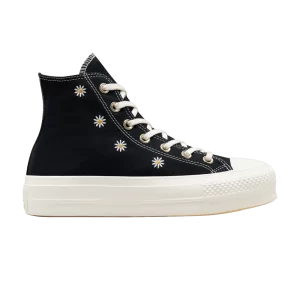Converse Wmns Chuck Taylor All Star Lift Platform High 'Festival Florals' Baskets Noir/Aigrette/Or clair A06115C
