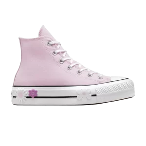 Converse Wmns Chuck Taylor All Star Lift Platform High 'Floral' Baskets Lilas Stardust/Blanc/Noir A10281C