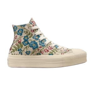 Converse Wmns Chuck Taylor All Star Lift Platform High 'Floral Tapestry' Baskets Egret/Ivoire naturel/Noir A11992C