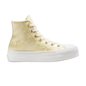 Converse Wmns Chuck Taylor All Star Lift Platform High 'Golden Butterfly' Baskets Lemon Drop/Vintage Blanc/Aigrette A06829C