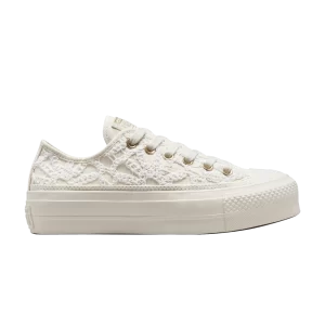 Converse Wmns Chuck Taylor All Star Lift Platform Low 'Daisy Cord' Baskets Blanc/Aigrette/Aigrette A05007C
