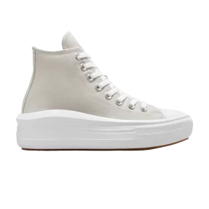 Converse Wmns Chuck Taylor All Star Move Platform High 'Gris Fossilisé' Baskets Gris Fossil/Blanc/Noir A07579C
